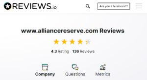 Alliance Reserve reviews.io
