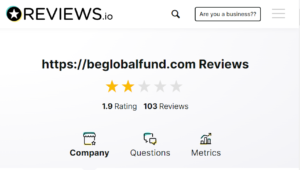BeGlobalFund reviews.io