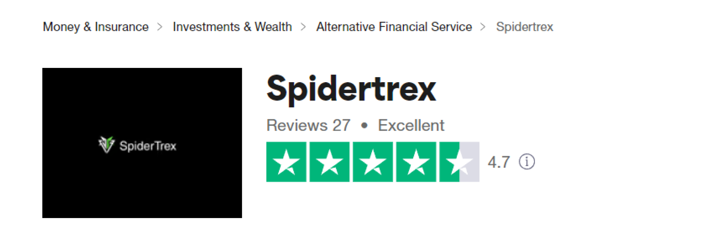 SpiderTrex.com reviews trustpilot