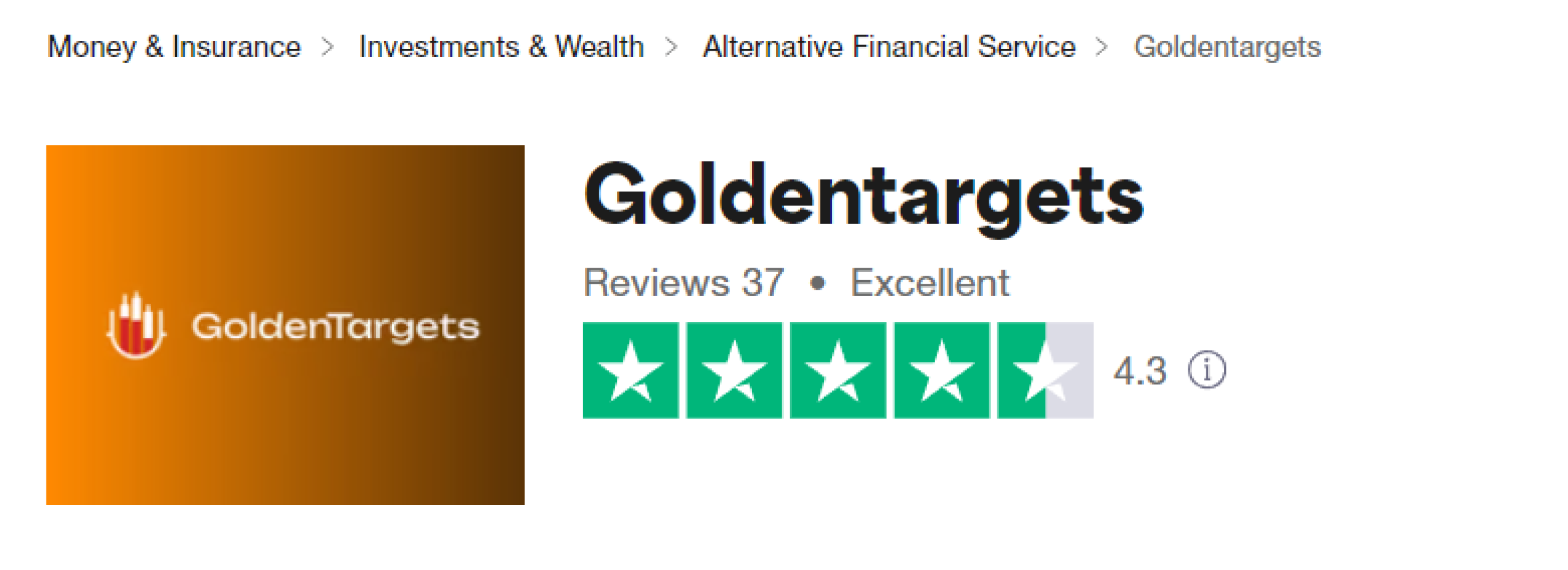 goldentargets reviews trustpilot